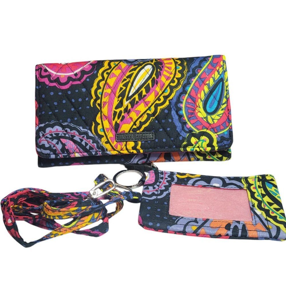 Vera Bradley "Twilight Paisley" Cross Body Plus